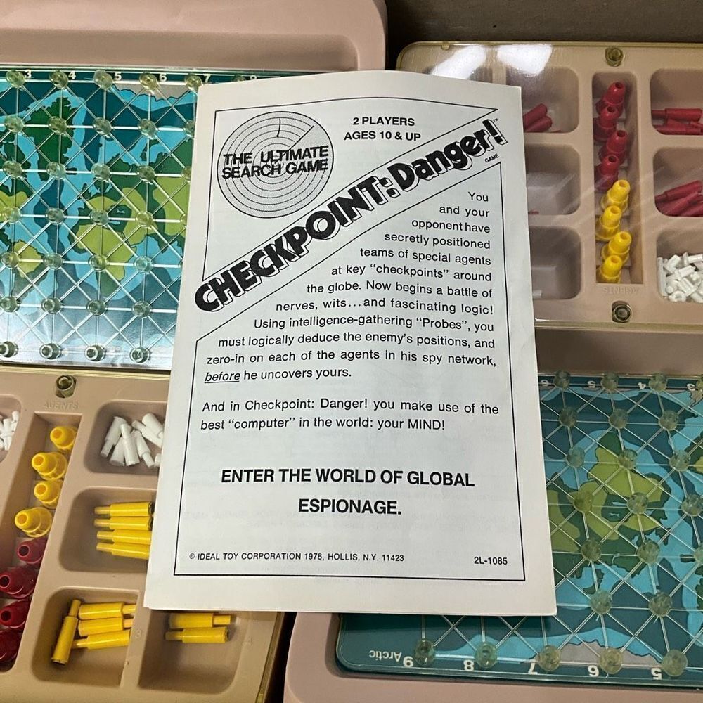 VINTAGE 70’s Checkpoint:Danger Game  - Picture 6 of 8